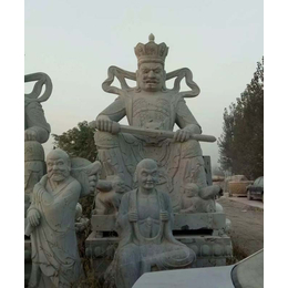 四大天王石雕 永权园林雕塑，匠心独运的雕刻工艺典范